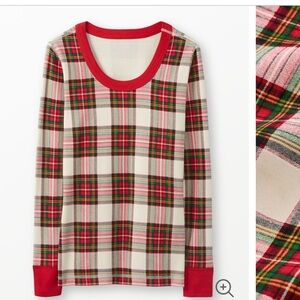Hanna andersson holiday plaid pajamas long Johns pjs